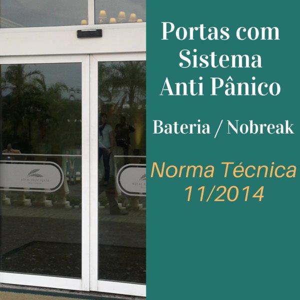 Porta automática antipânico